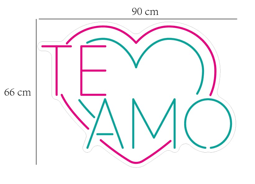 TE AMO & Angel Wings Custom Listing