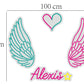 TE AMO & Angel Wings Custom Listing