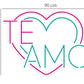 TE AMO & Angel Wings Custom Listing