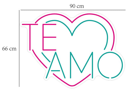 TE AMO & Angel Wings Custom Listing
